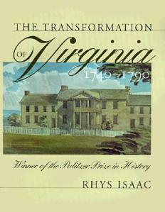 Transformation-of-Virginia-1740-1790-Isaac-Rhys-9780807848142