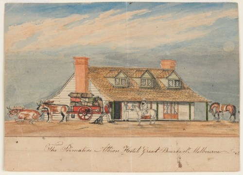 The primative i.e. primitive Albion Hotel Great Bourke St. Melbourne