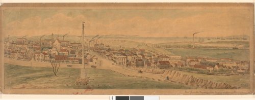 View of the city of Melbourne from the Observatory