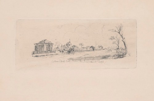 Collins Street East from the Independent Chapel