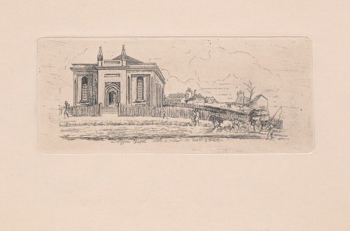 Wesleyan Chapel with a view in Queen Street